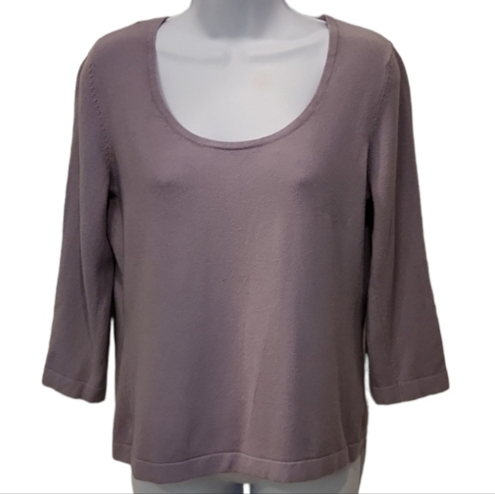 Express Lilac Scoop Neck Top